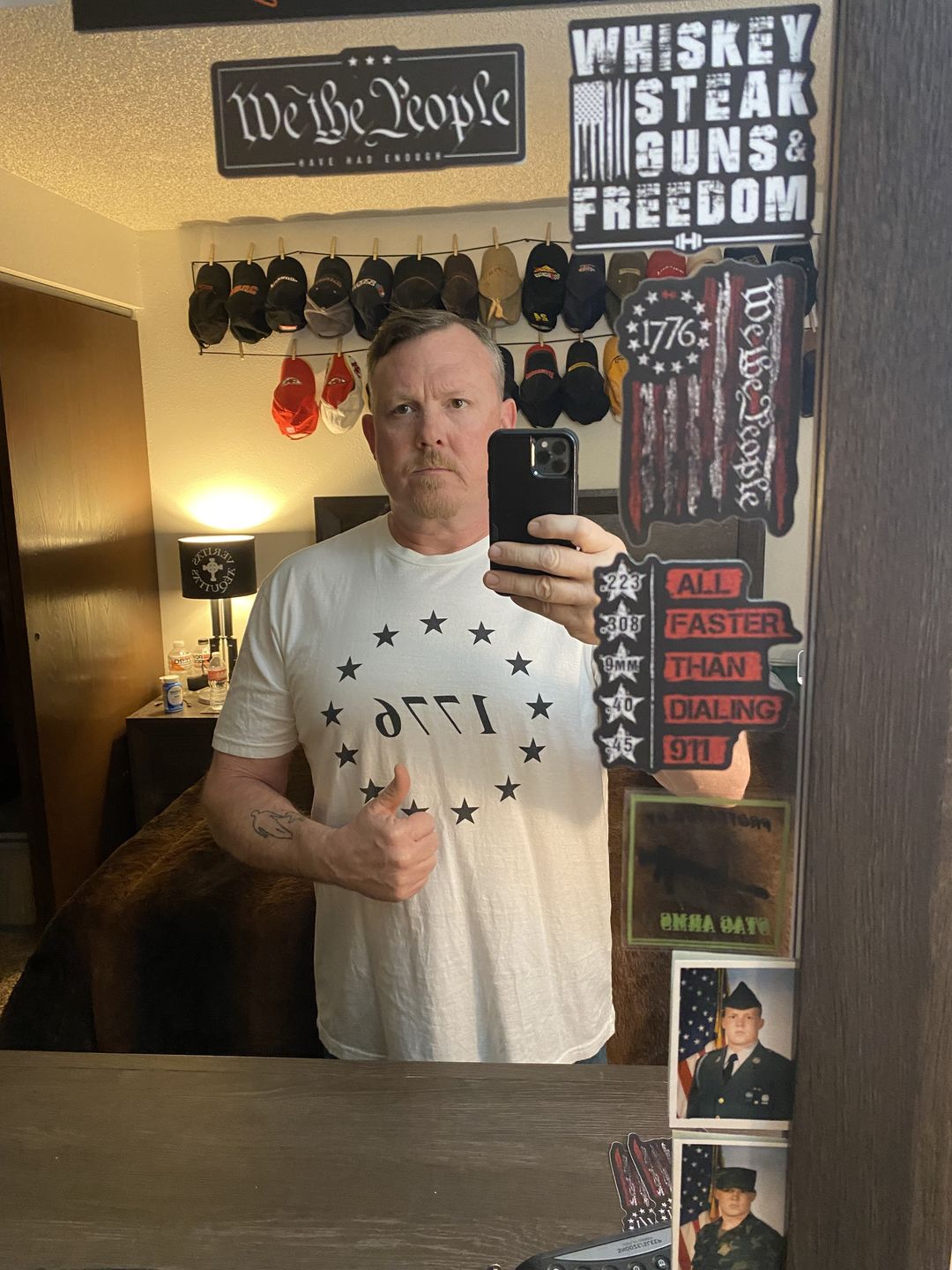 Customer photo review of We the People Decal