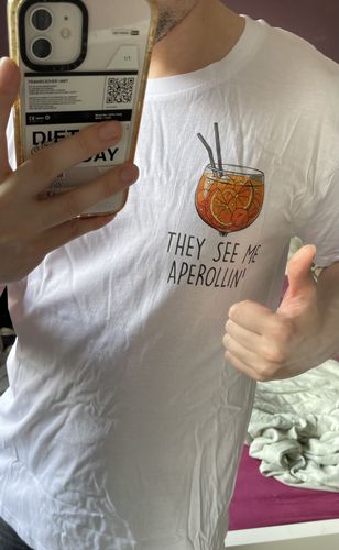 Customer photo review of APEROLLIN' - Premium Shirt Herren