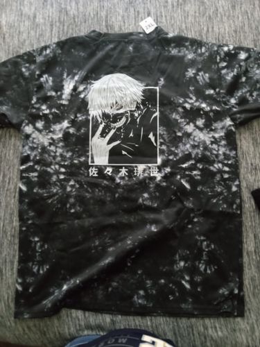 Customer photo review of Tokyo Ghoul Kaneki Ken Tie-Dye T Shirt