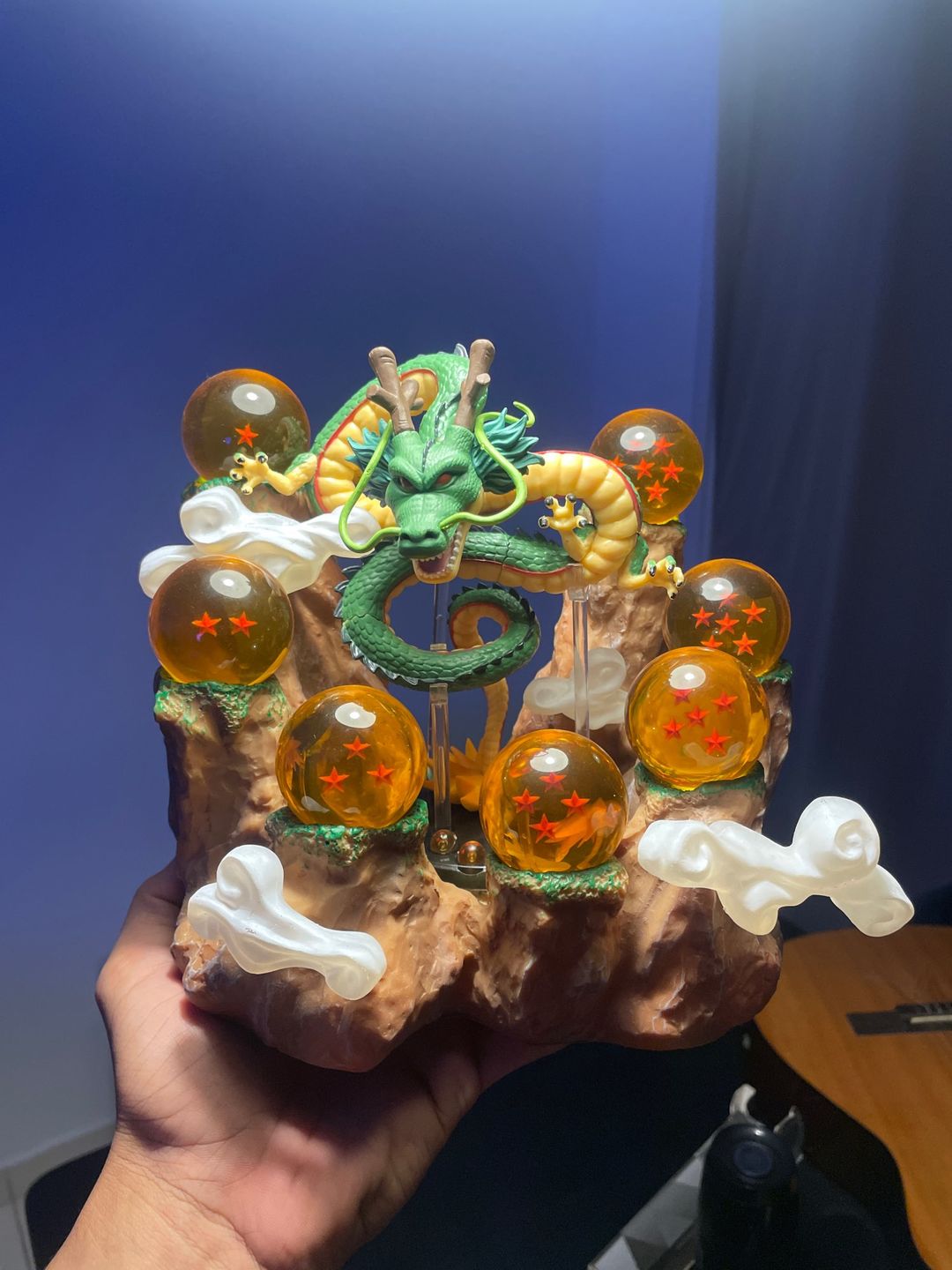 Customer photo review of Figurine Dragon Ball Shenron Montagne