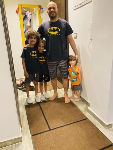 Customer photo review of Batman  بيجاما رجالي شورت