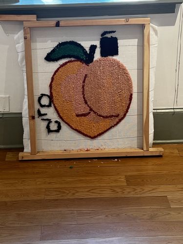 Customer photo review of Colorado Tufting Classes by Tuft-Love