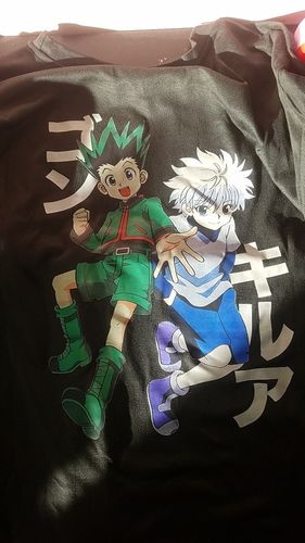Customer photo review of Hunter X Hunter Multi-Color T-Shirt
