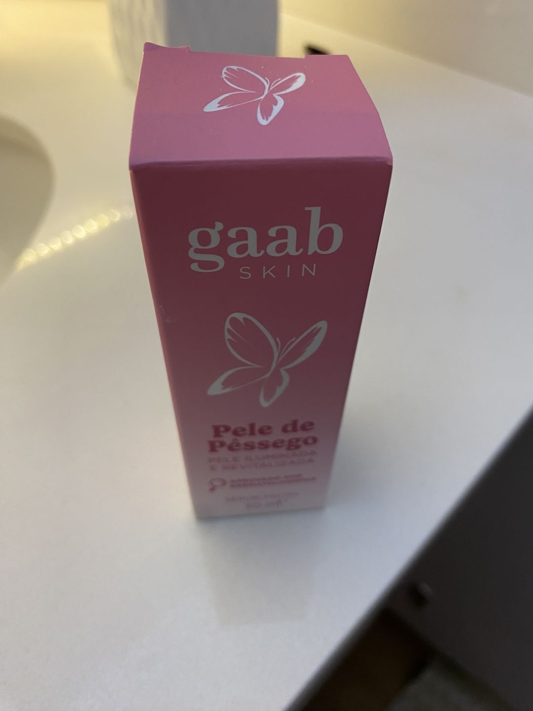 Customer photo review of Pele de Pêssego - Sérum Facial 30 ml