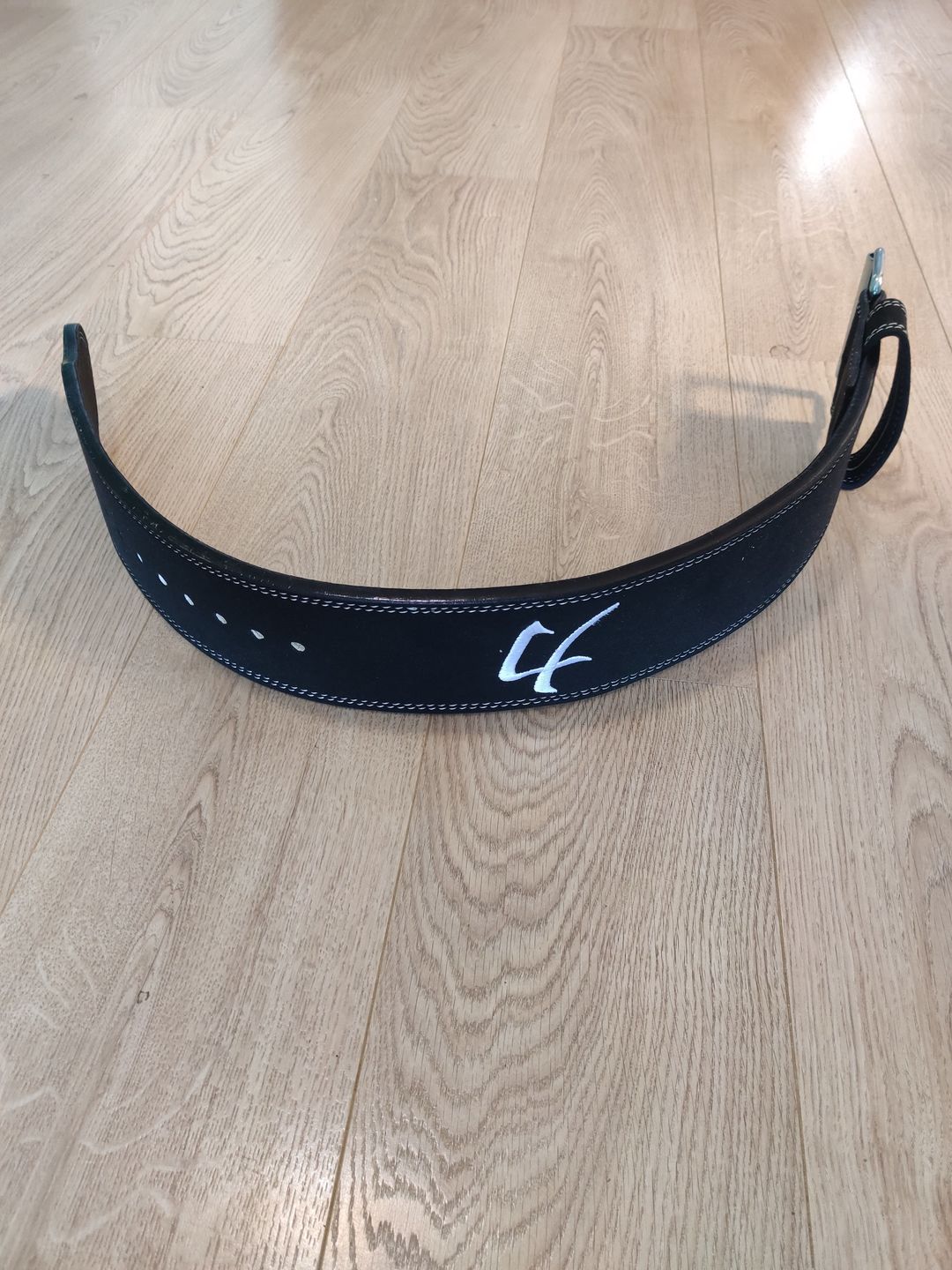 Customer photo review of Strength Shop 10mm Single Prong Belt - IPF Approved - Black