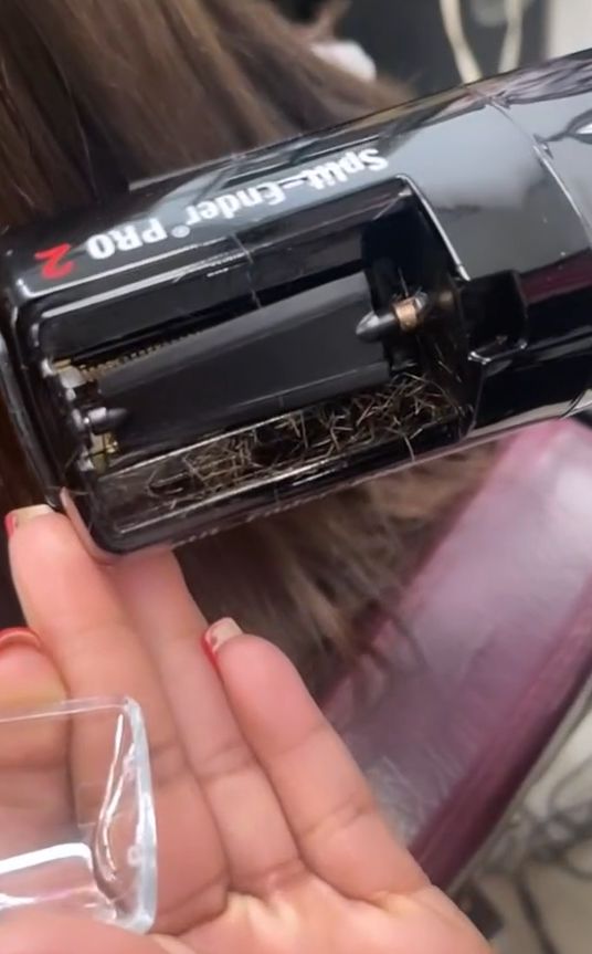Customer photo review of Hair Trimmer for Split Ends - $10 OFF Coupon Code: NOSPLITENDS