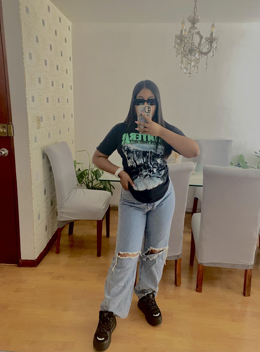 Customer photo review of ZAPATILLA NEGRA C7324