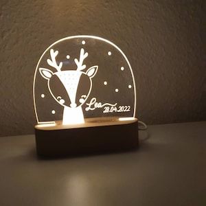 Customer photo review of Personalisierte Nachtlampe Giraffe