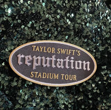 Customer photo review of Hunter Green Sequin On Velvet