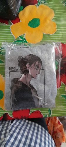 Customer photo review of Attack On Titan Eren Jager Graphic Hoodie