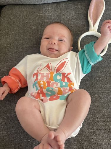 Customer photo review of Easter Vibes Romper