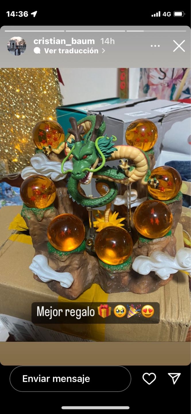Customer photo review of Figurine Dragon Ball Shenron Montagne
