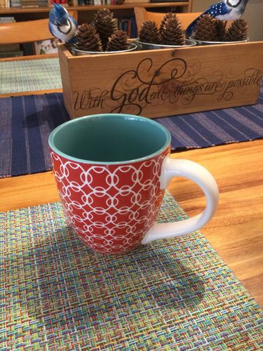 Customer photo review of Mosaian Coffee Mugs - Set of 6