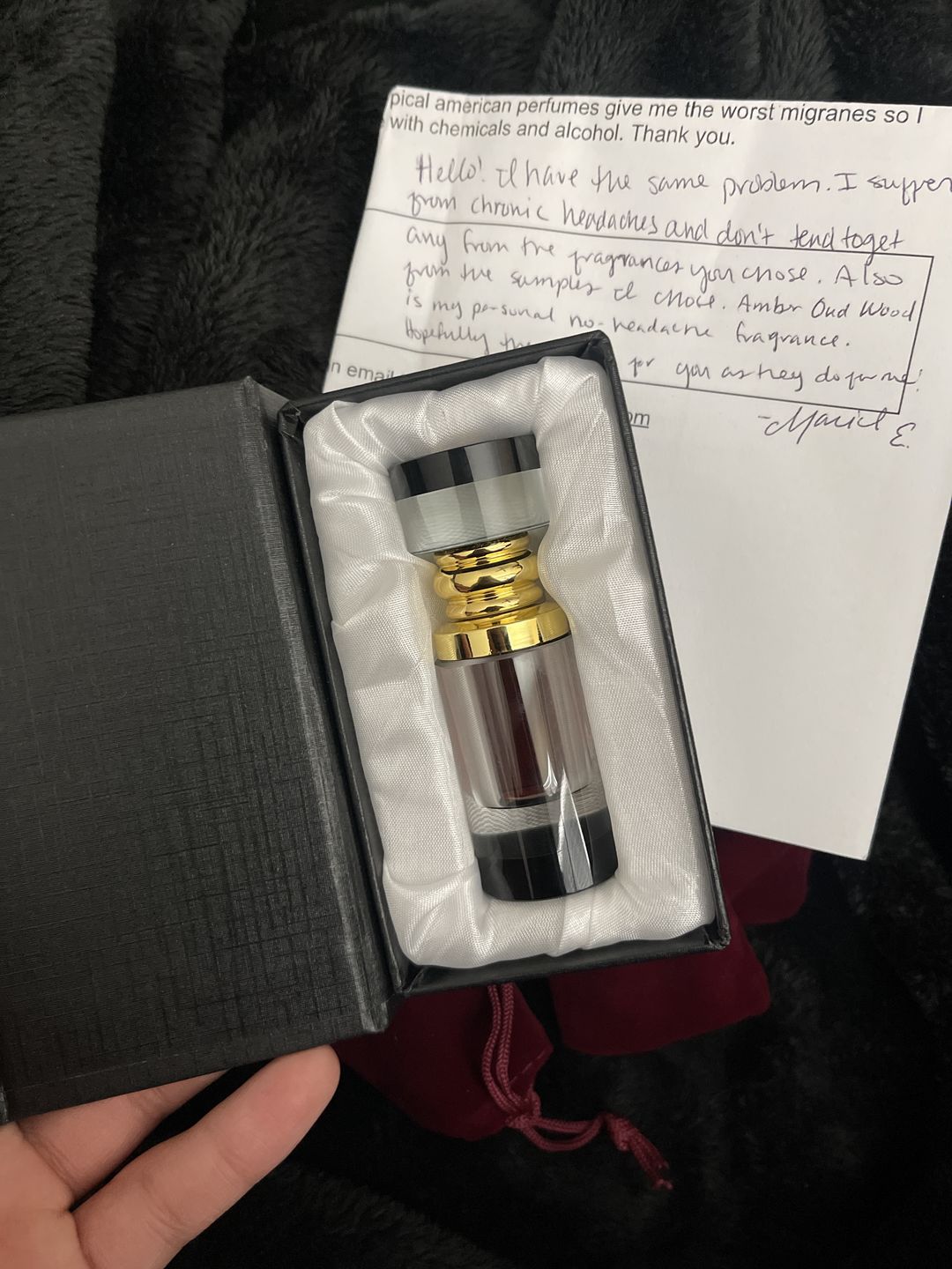 Customer photo review of Amber Oud Wood