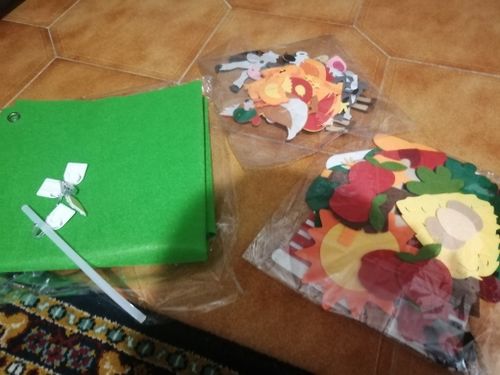 Customer photo review of Felt Board - Endless Discovery Fun