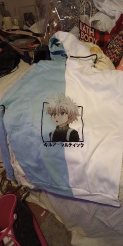 Customer photo review of Hunter X Hunter Killua Hoodie
