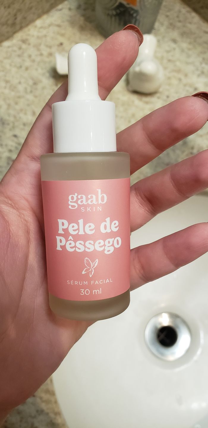 Customer photo review of Pele de Pêssego - Sérum Facial 30 ml