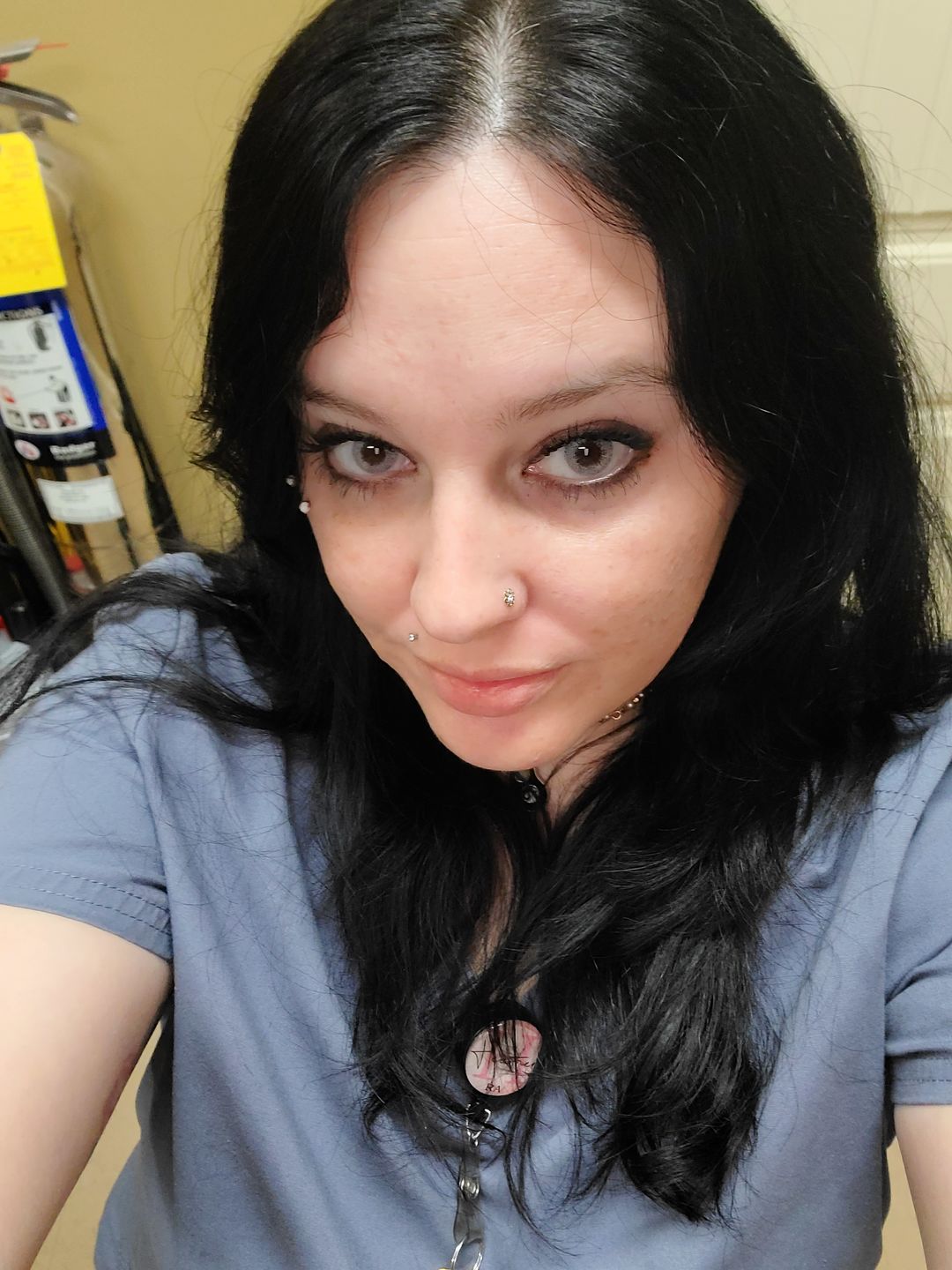 Customer photo review of Hidrocor Ocre Brown Prescription Colored Contact Lenses