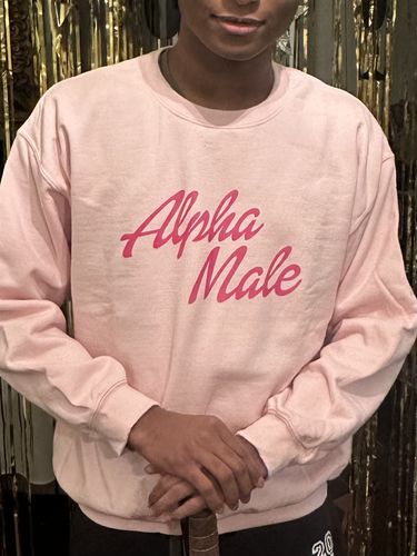 Customer photo review of Alpha Male (Barbie Font) Unisex Sweatshirt