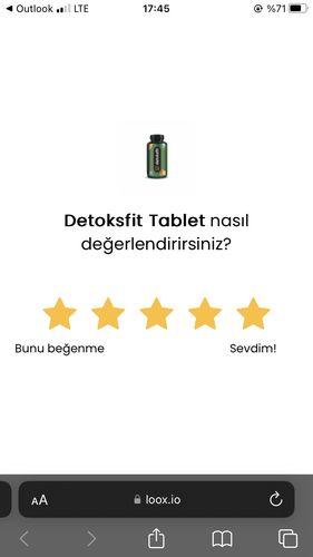 Customer photo review of Detoksfit Tablet