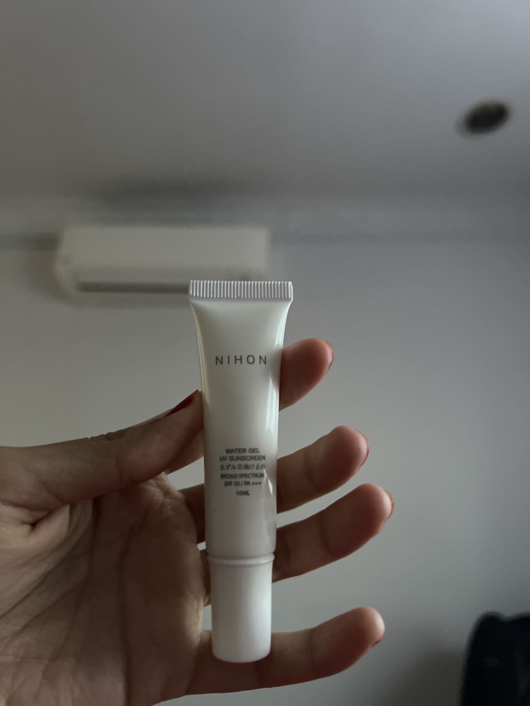 Customer photo review of Water Gel UV Sunscreen Travel