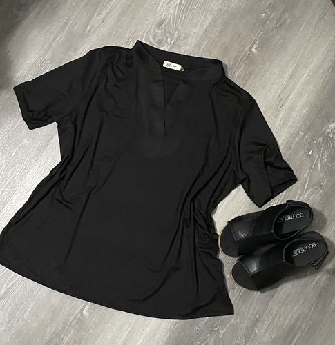 Customer photo review of Corky's Black Smooth Ashley Sandals