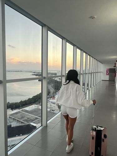 Customer photo review of Bride Statement Quarter Zip Sweatshirt - White