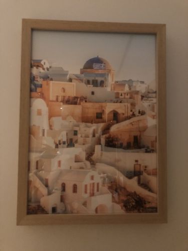 Customer photo review of Santorini Sunsets I | PT Art Print