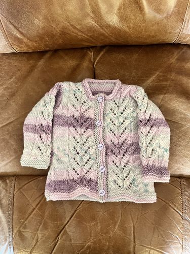 Customer photo review of Baby Mystery Knitting Box
