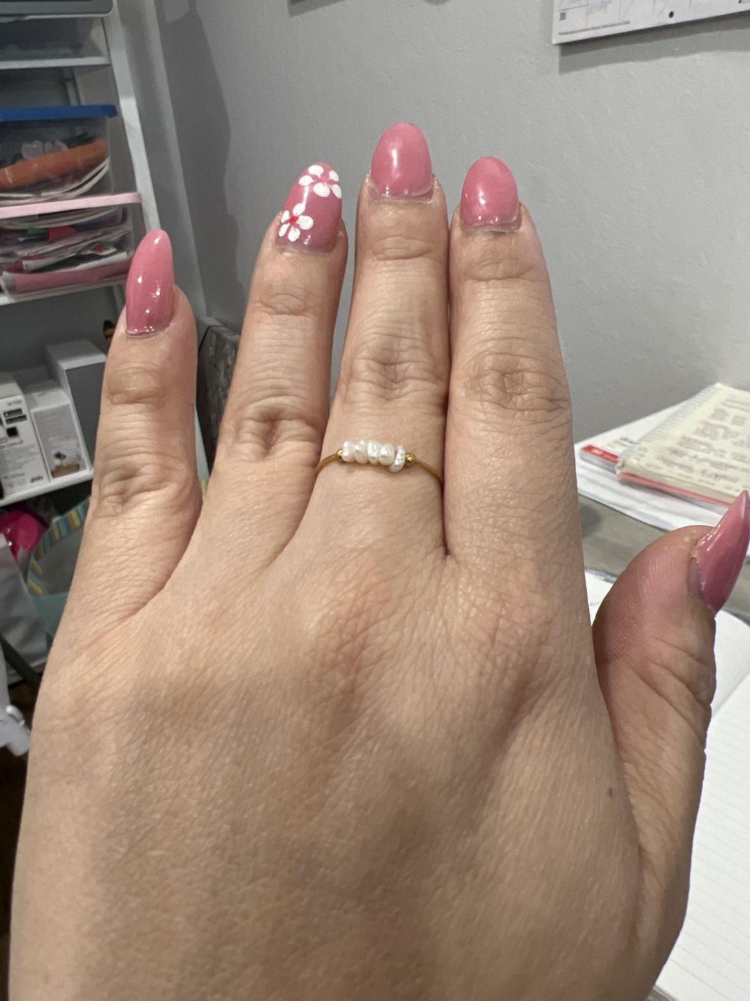 Customer photo review of Classic Freshwater Pearl Ring