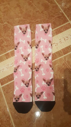 Customer photo review of Gesicht auf Socken - Geschenkverpackung
