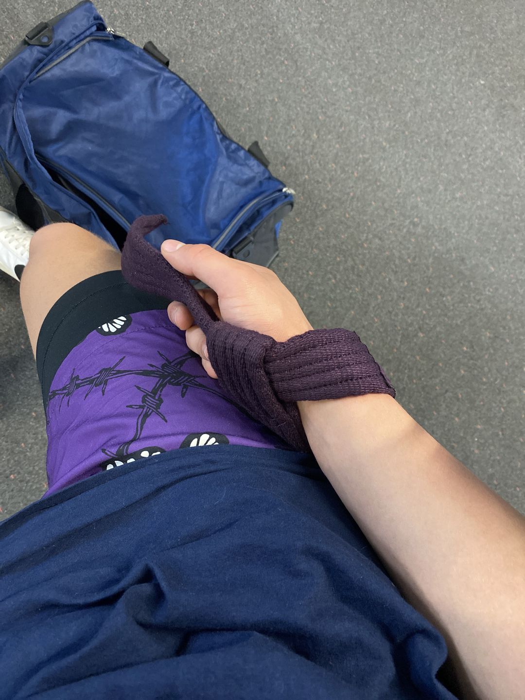 Customer photo review of Personal Record Heavy Duty Premium Straps-PR902- Purple