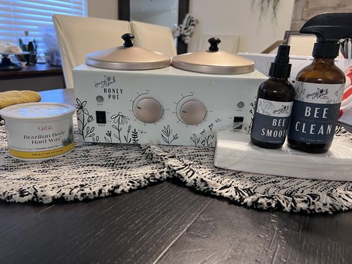 Customer photo review of Double Wax Warmer | Honey Pot | 2LB