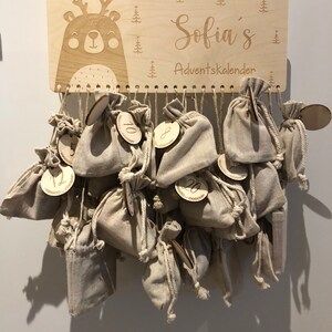 Customer photo review of Personalisierte Adventskalender Bär