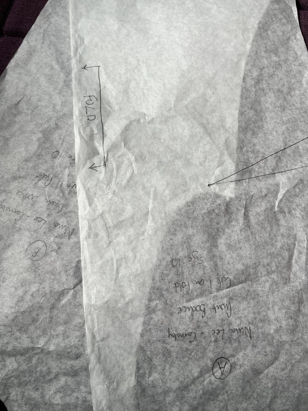 Customer photo review of Prym Dressmakers Pattern Tracing Paper