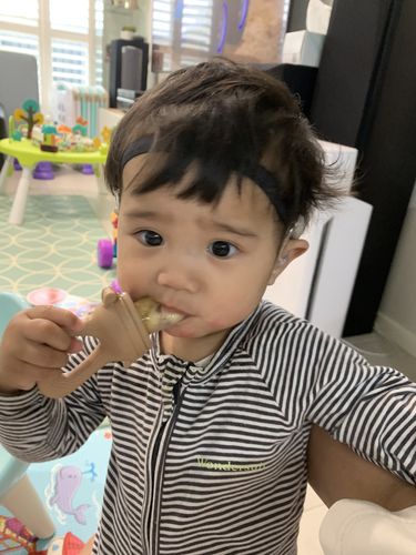 Customer photo review of Gourmet Bubs Feeding Dummy - Coffee