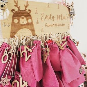 Customer photo review of Personalisierte Adventskalender Bär