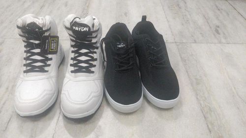 Customer photo review of COSMOS White Men's High Top sneaker