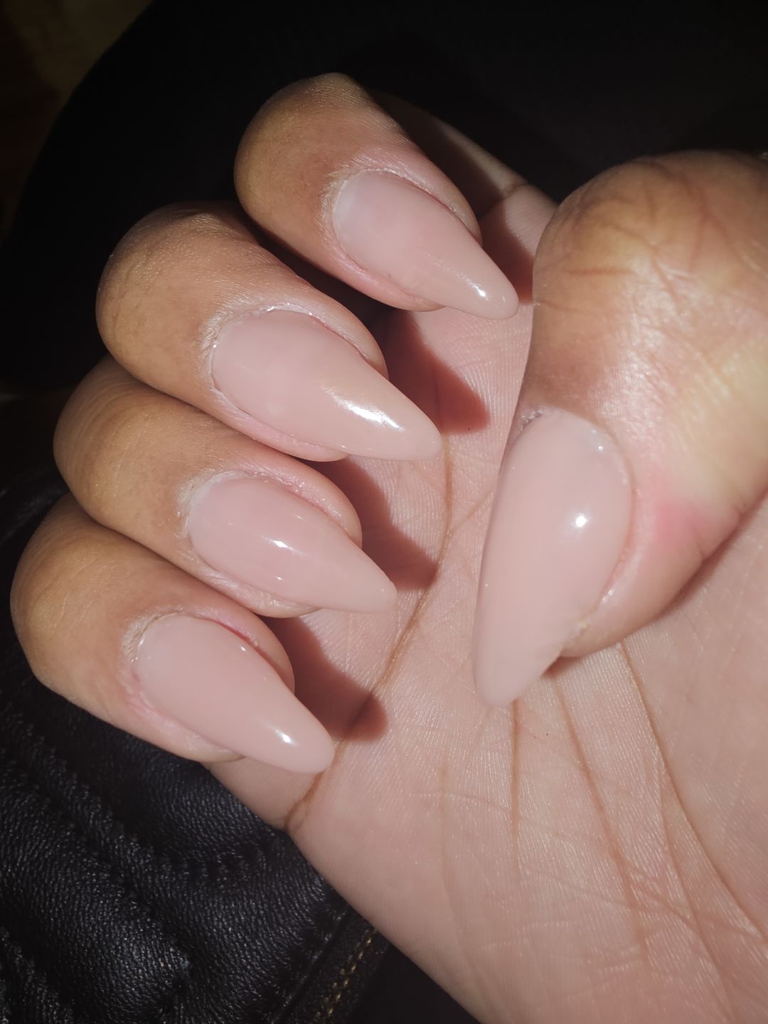 Customer photo review of Semilac Builder Gel Cover Warm Beige 15g
