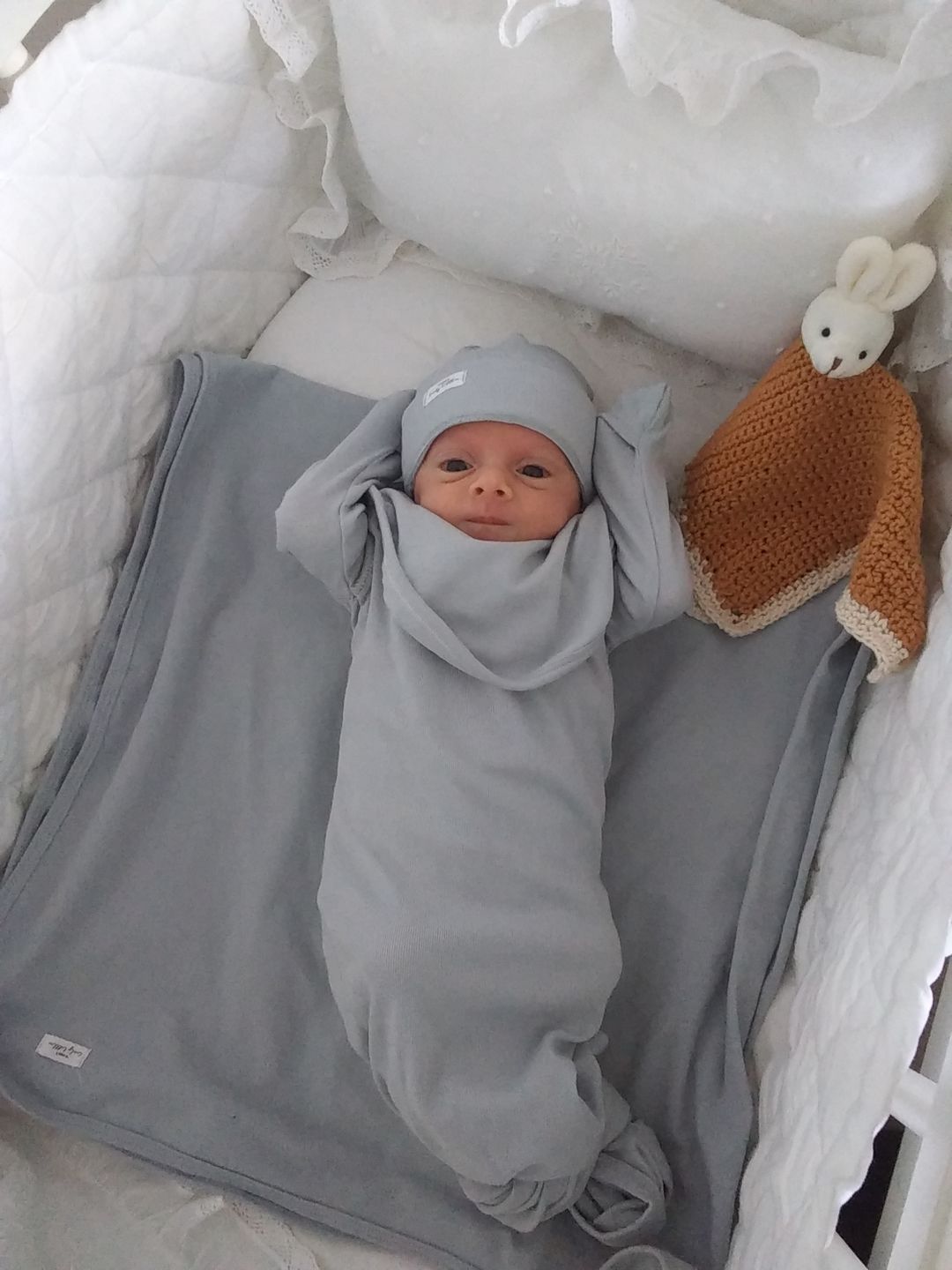 Customer photo review of The Chunky Knit Sweater - White
