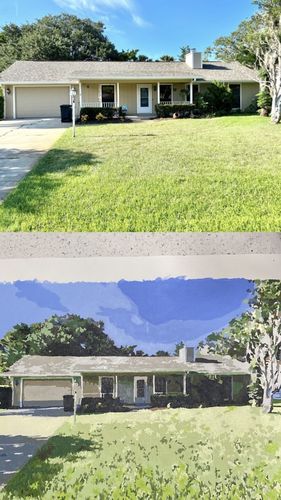 Customer photo review of Custom Paint By Numbers Kit - Upload Your Photo - Brush Set Included