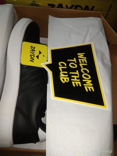 Customer photo review of VIBE Black Men's casual sneaker