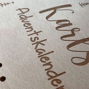 Customer photo review of Personalisierte Adventskalender Bär