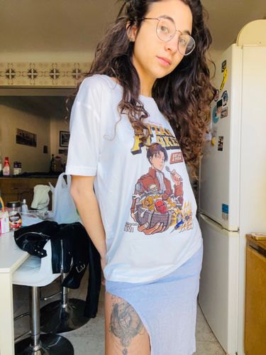 Customer photo review of Attack on Titan Titan Flakes Graphic T-Shirt