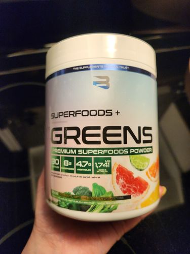 Customer photo review of Believe Supplements - Superfoods + Greens - 300g