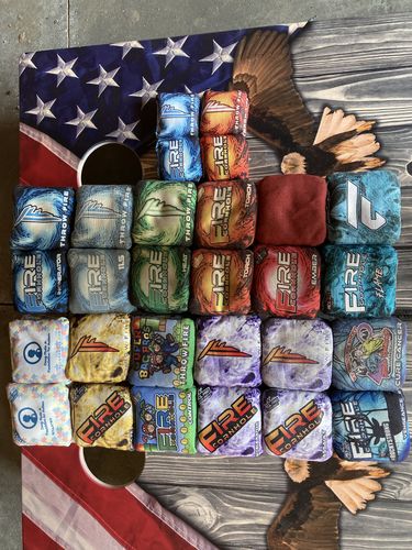 Customer photo review of Mini Cornhole Bags - Set of 8