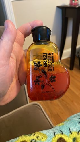Customer photo review of 100% Natural & Organic Tanning Oil