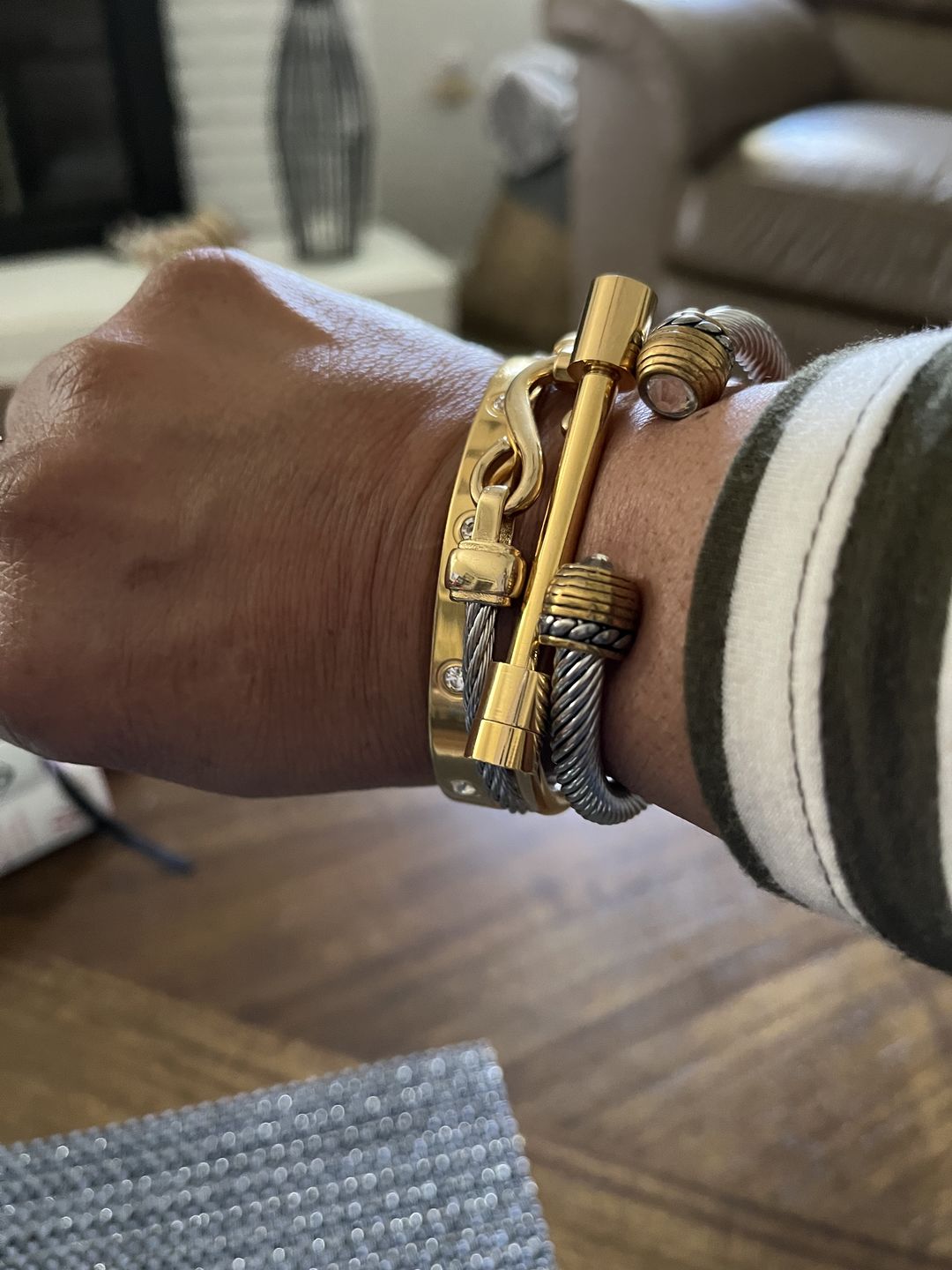 Customer photo review of Joanna Bracelet Stack