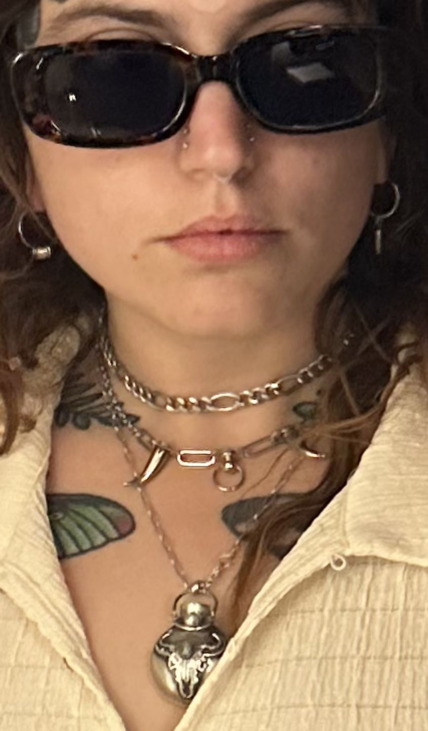 Customer photo review of Hannya Necklace