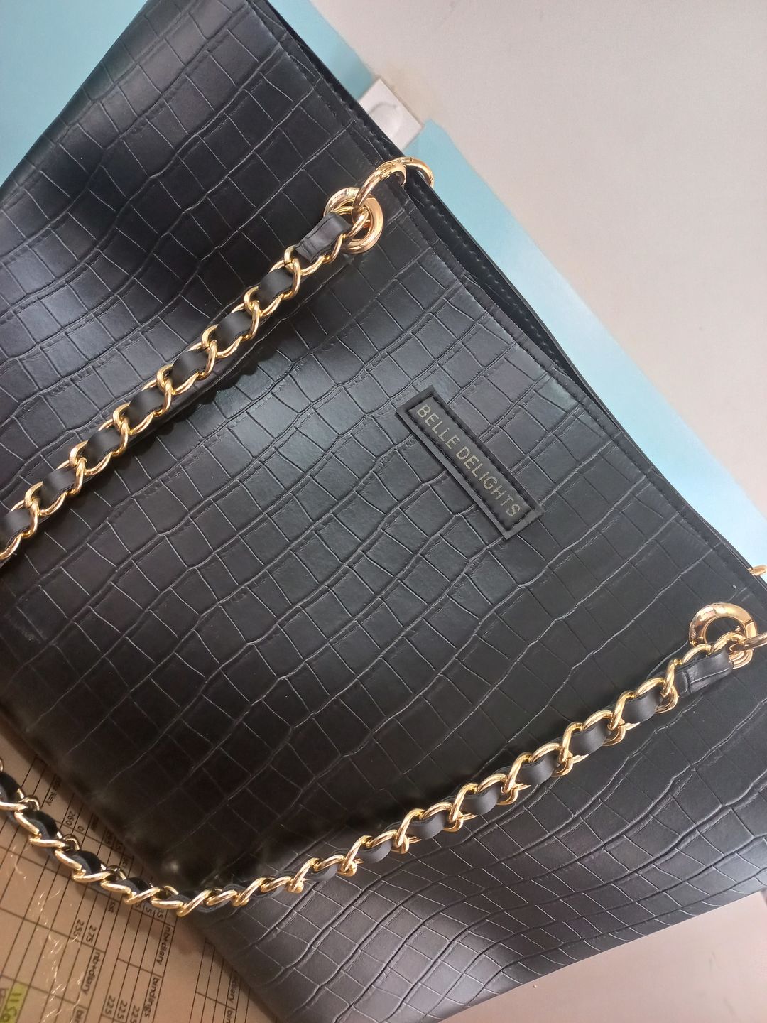 Customer photo review of Off White New Wave Tote Bag